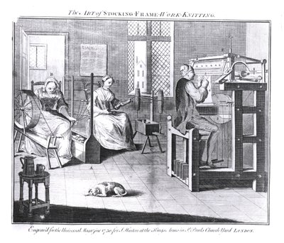 The Art of Stocking-Frame-Work-Knitting, engraved for 
